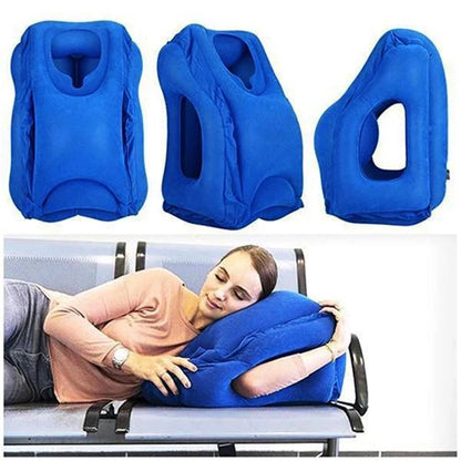 Inflatable Travel Pillow -Neck Support for Flights & Road Trips