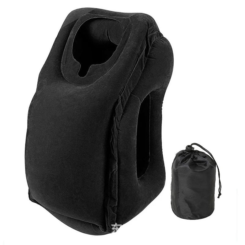 Inflatable Travel Pillow -Neck Support for Flights & Road Trips