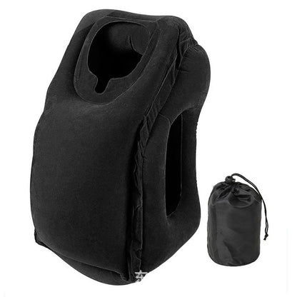 Inflatable Travel Pillow -Neck Support for Flights & Road Trips