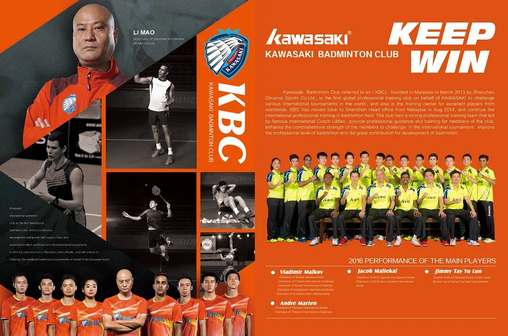 Brochure of Kawasaki Badminton Club