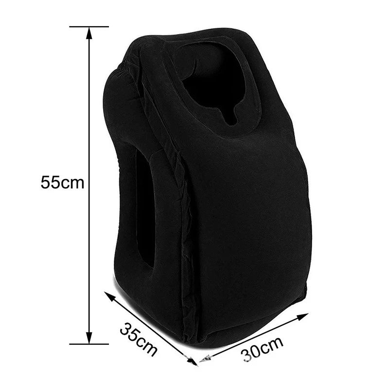 Inflatable Travel Pillow -Neck Support for Flights & Road Trips