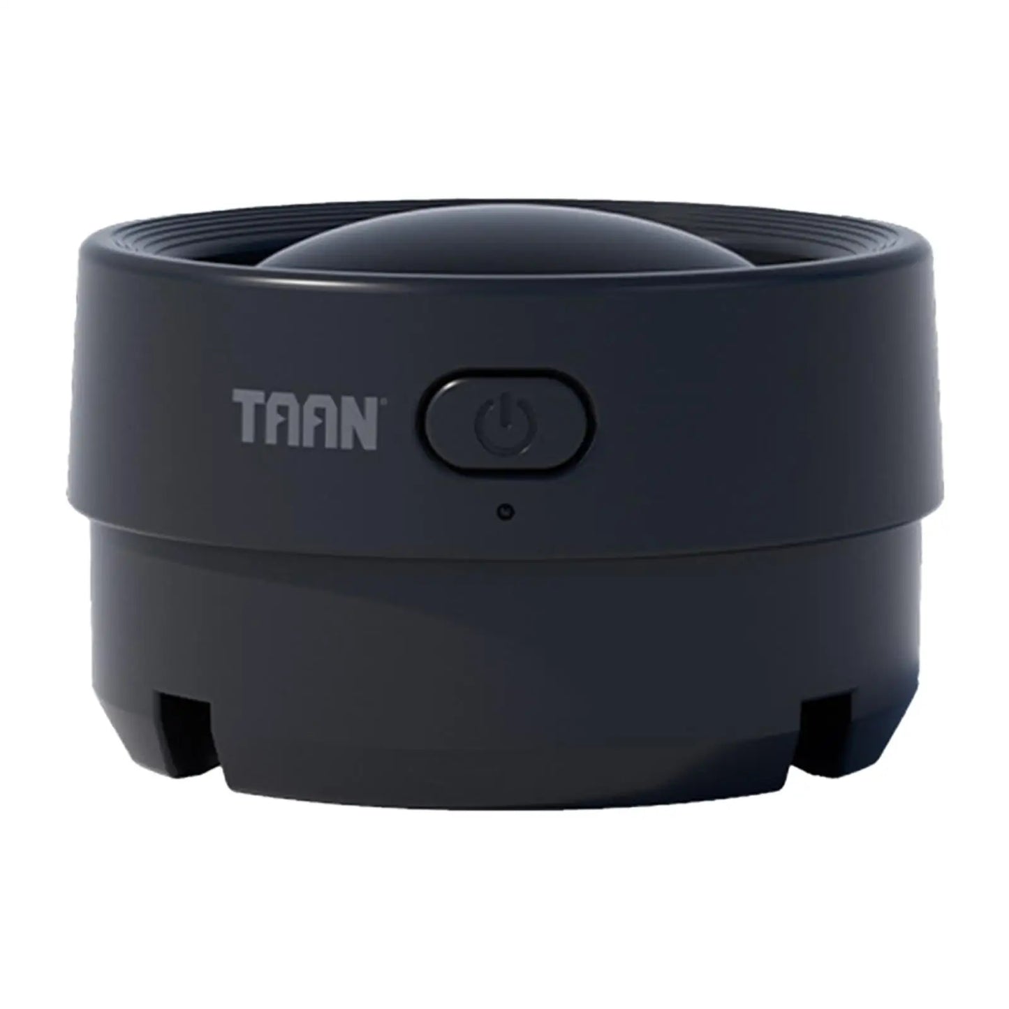 Black electronic device with 'TAAN' branding on a white background