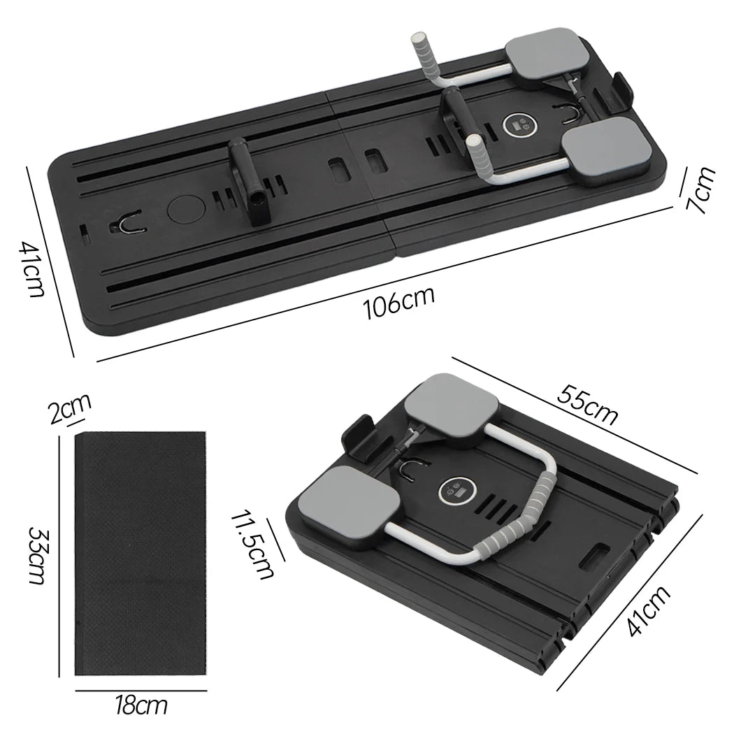 8-in-1 Pilates Slide Board - Multifunctional Ab Workout Bench