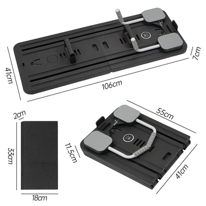 8-in-1 Pilates Slide Board - Multifunctional Ab Workout Bench