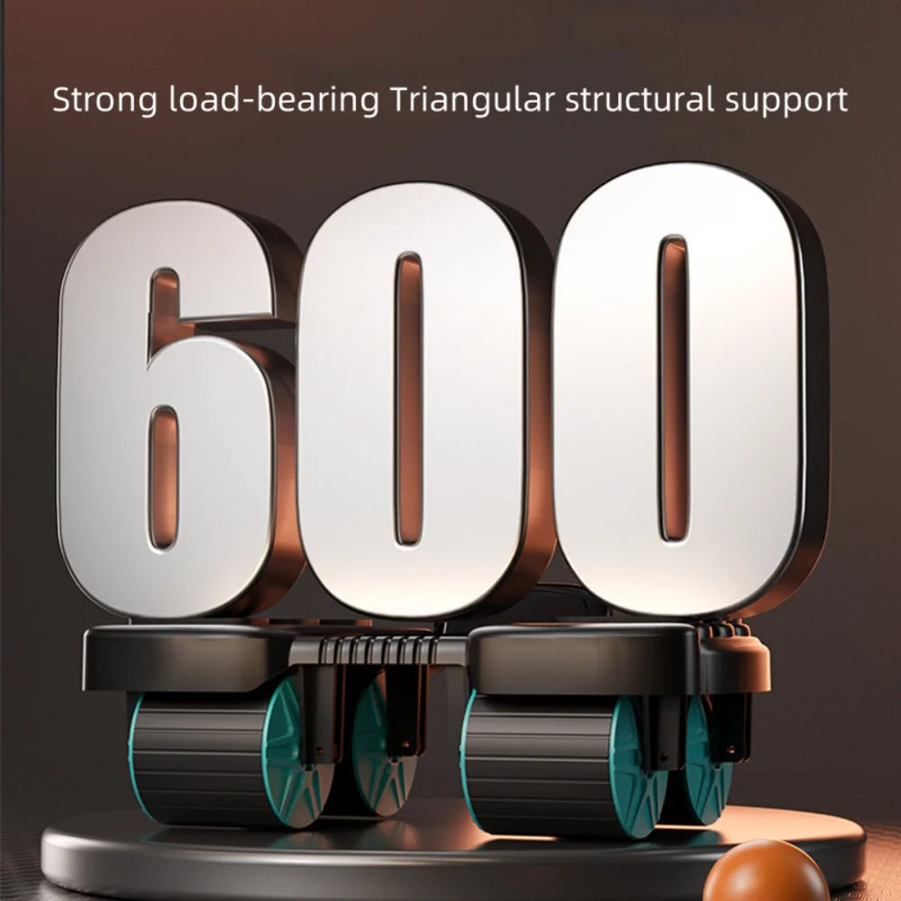 Ab Wheel Roller - Auto Rebound Anti-Slip Fitness Equipment