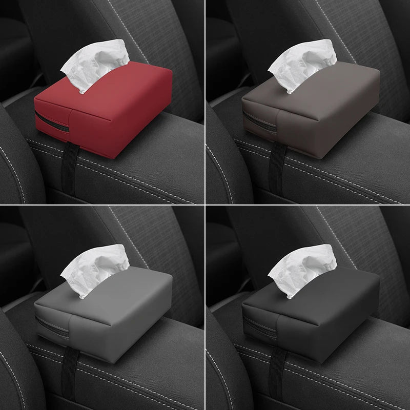 Car Tissue Box Holder – Premium Car Organiser & Seat Back Storage