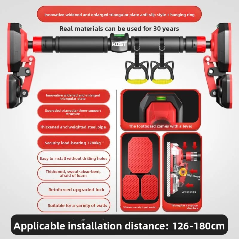 Door Pull-Up Bar - No Drill Indoor Fitness Equipment
