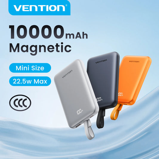 Magnetic Power Bank 10000mAh – 22.5W Wireless Fast Charger for iPhone