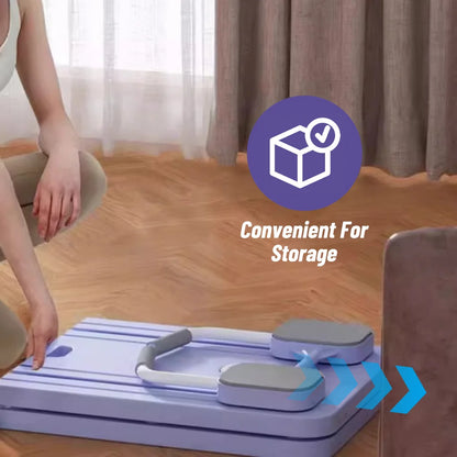 8-in-1 Pilates Slide Board - Multifunctional Ab Workout Bench