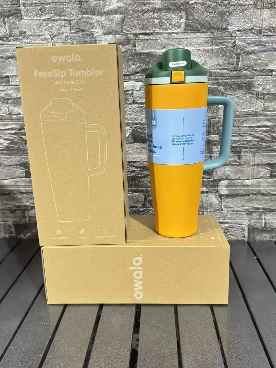 Owala 40oz Insulated Water Bottle - Stainless Steel