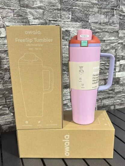 Owala 40oz Insulated Water Bottle - Stainless Steel