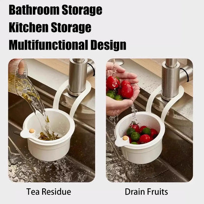 Kitchen Sink Strainer Basket - Push Type