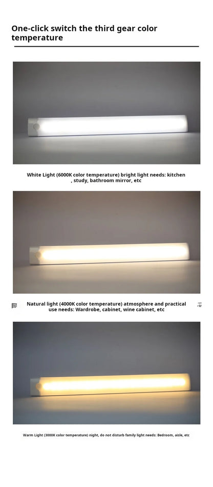 Wireless LED Motion Sensor Cabinet Light - Rechargeable