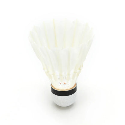 Kawasaki K500 Badminton Shuttlecocks – Goose Feather, Speed 77 (12 Pack)