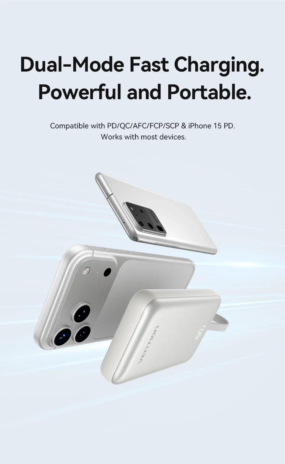 Magnetic Power Bank 10000mAh – 22.5W Wireless Fast Charger for iPhone