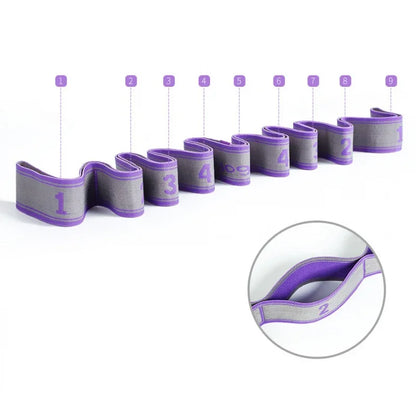 Yoga Stretching Band - Elastic Resistance Loop for Pilates