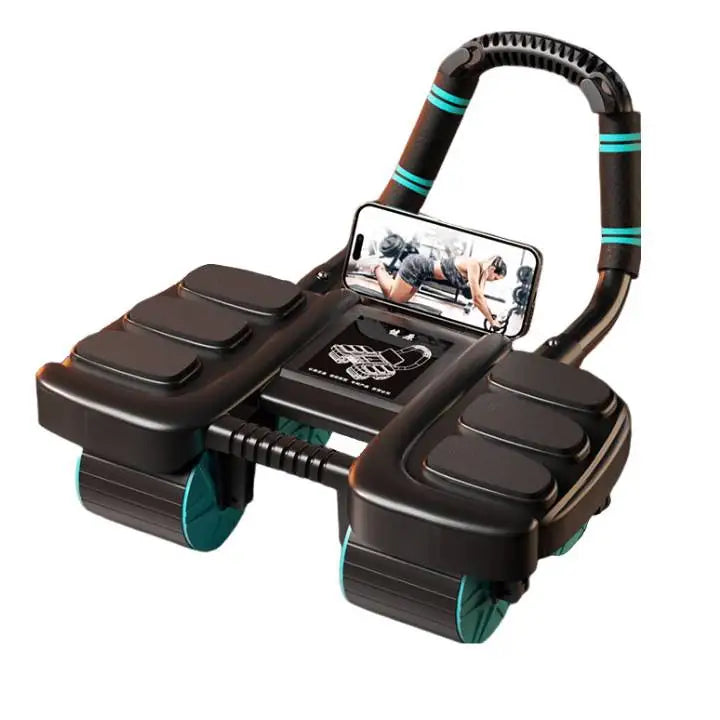 Ab Wheel Roller - Auto Rebound Anti-Slip Fitness Equipment