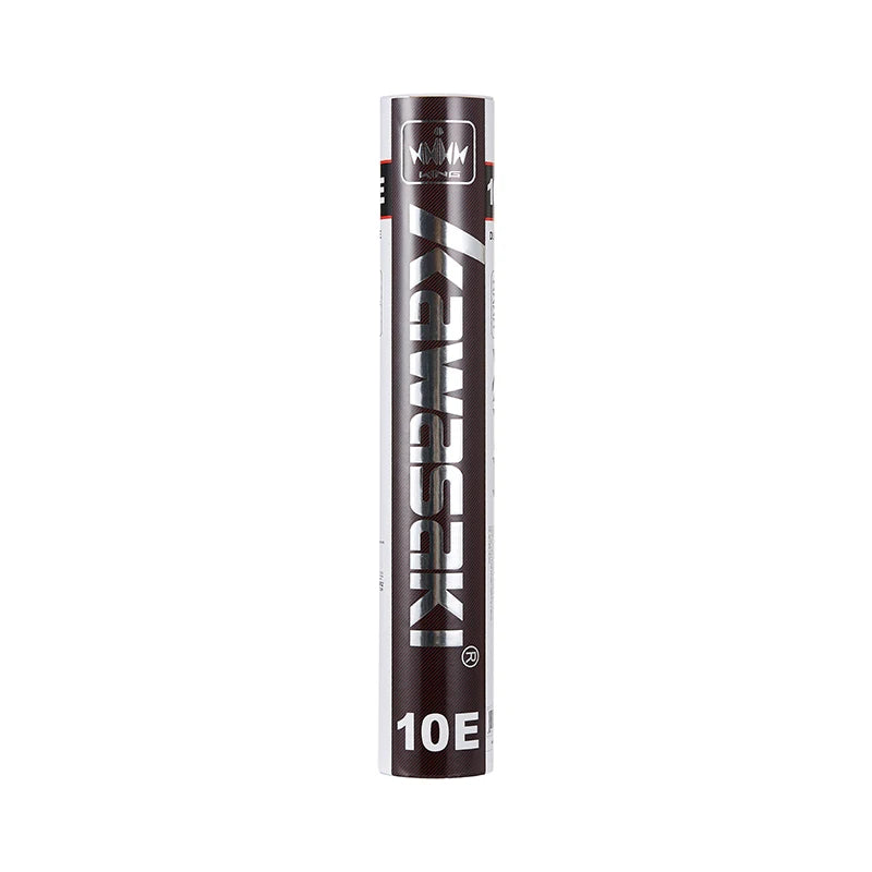 Kawasaki Badminton Shuttlecocks – Goose Feather 8E/10E, Speed 76/77 (12 Pack)