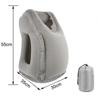 Inflatable Travel Pillow -Neck Support for Flights & Road Trips
