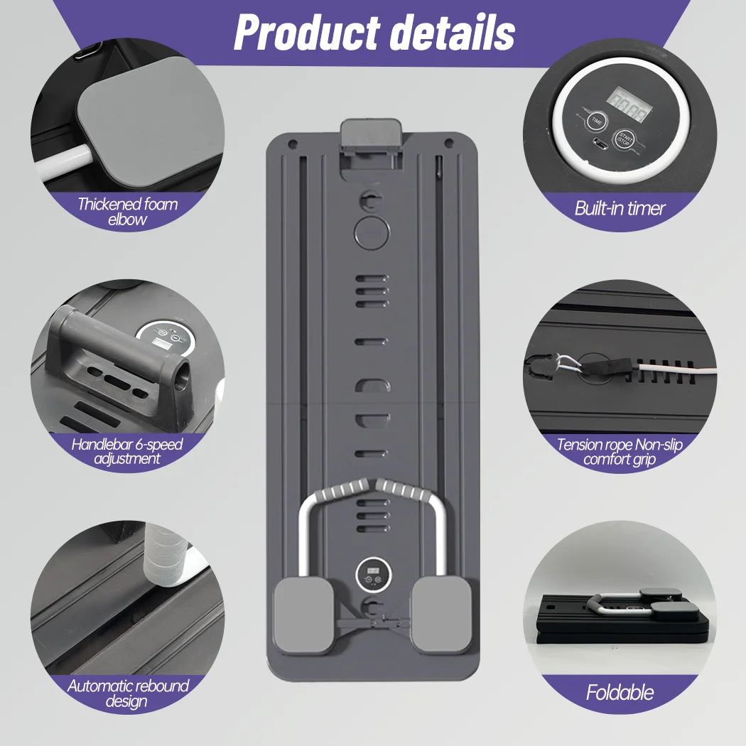 8-in-1 Pilates Slide Board - Multifunctional Ab Workout Bench