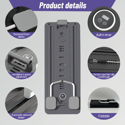 8-in-1 Pilates Slide Board - Multifunctional Ab Workout Bench