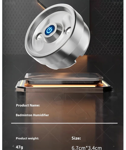 Badminton Shuttlecock Steam Humidifier Case – USB-C Portable Feather Care Box (JS-01)