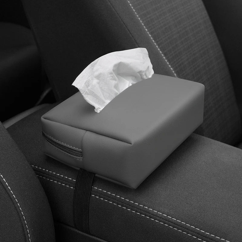 Car Tissue Box Holder – Premium Car Organiser & Seat Back Storage