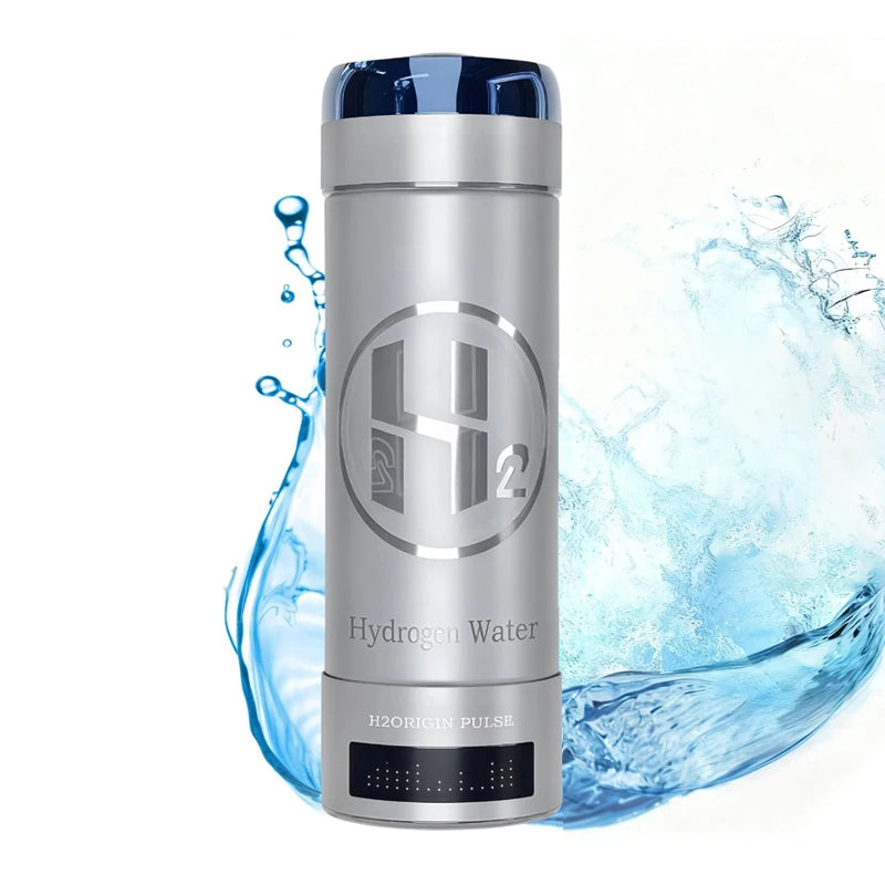 Hydrogen Water Bottle Generator 9000PPB – 3-in-1 Portable Ionizer