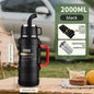 Large Stainless Steel Vacuum Thermos Flask – Double Walled Insulated Bottle for Hot & Cold Drinks