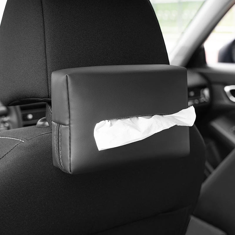 Car Tissue Box Holder – Premium Car Organiser & Seat Back Storage