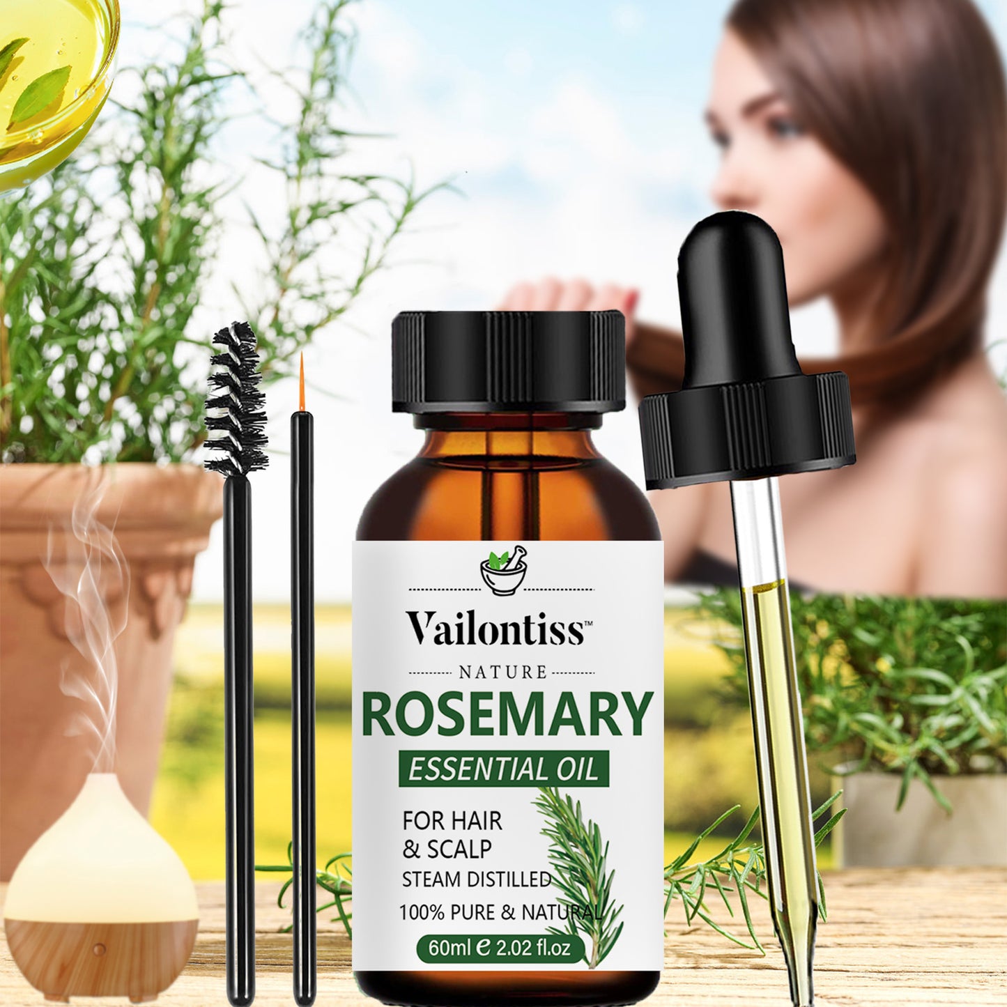 Rosemary Hair Growth Oil - Strengthening Treatment 60ml